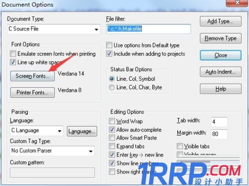 source insight如何設(shè)置字體大小？